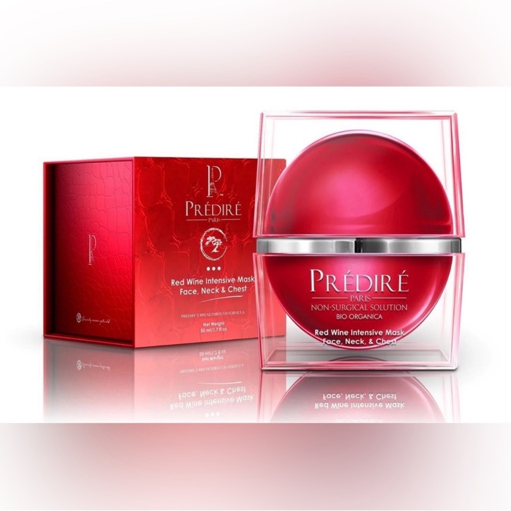 Predire Paris Red Wine Intensive Cream for Face Neck & Chest NEW